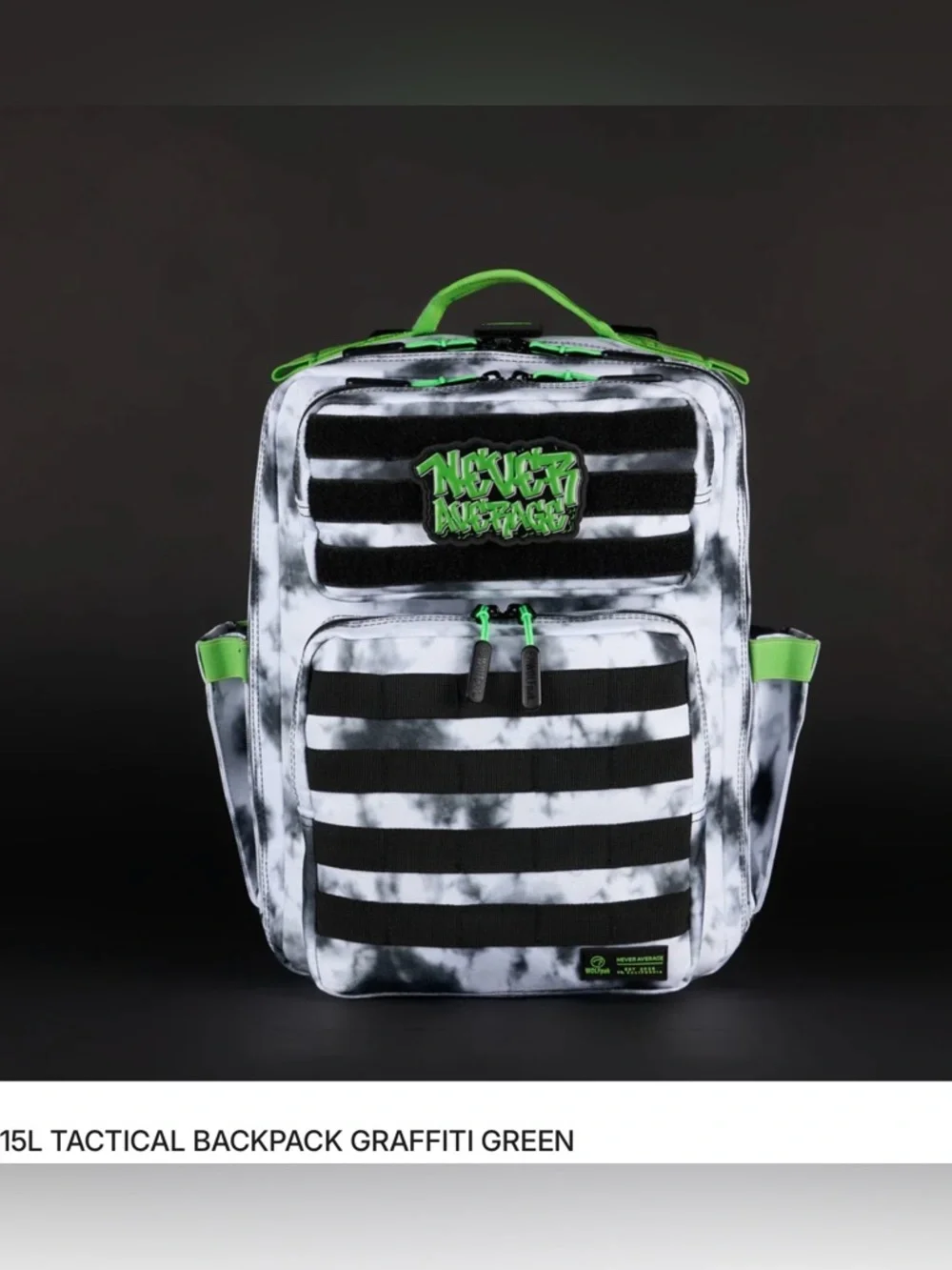 15L Wolfpak Tactical Backpack - Graffiti Green - Picture 1 of 8